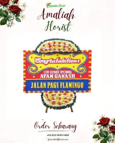 Bunga Papan Congratulation di Margapadang